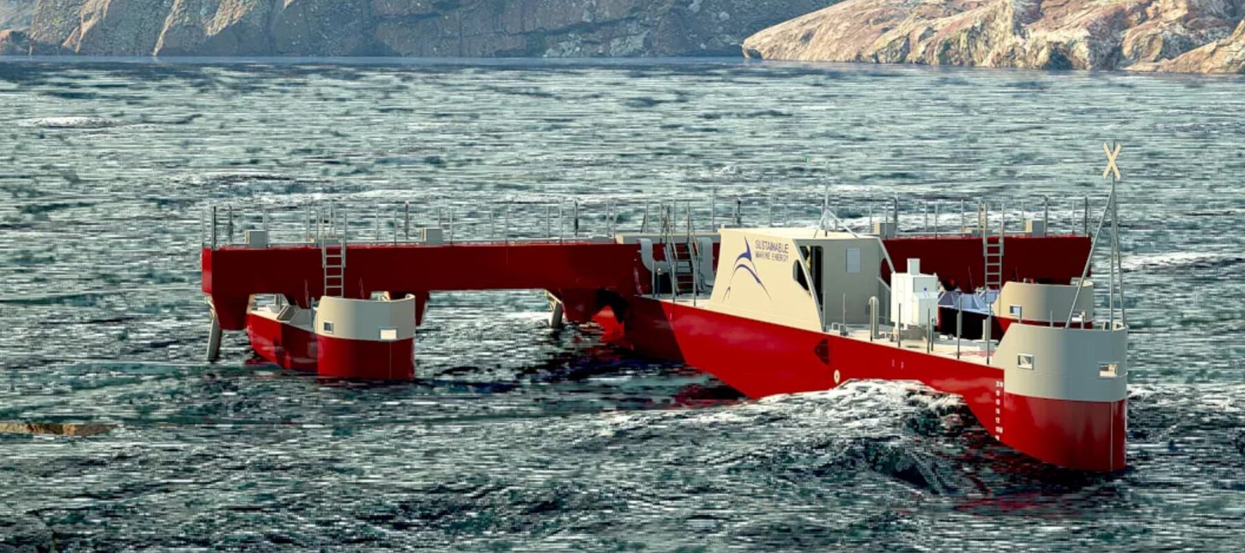Sustainable Marine Energy tidal platform Bay of Fundy